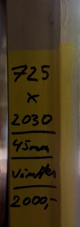 4161. Spegeldörr med glas